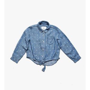 Rails Girls Valerie Chambray Top Sz 12